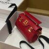 Balmain Smooth leather B-Buzz 19 bag in red | 24s