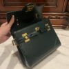 Balmain B-Buzz Leather Tote Bag | green|  BALMAIN 00299