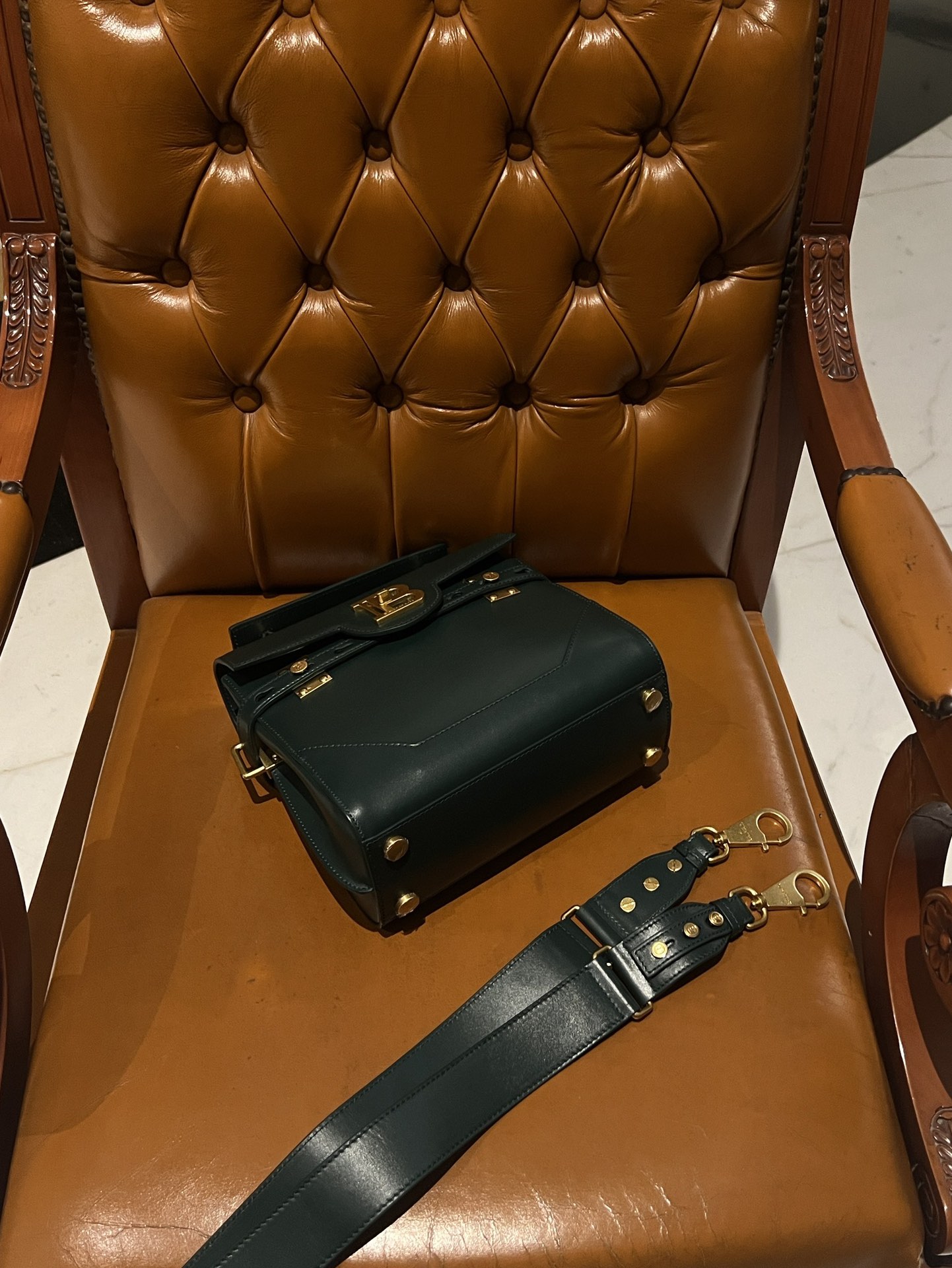Balmain B-Buzz 23 Tote Bag | Black | BALMAIN 00309