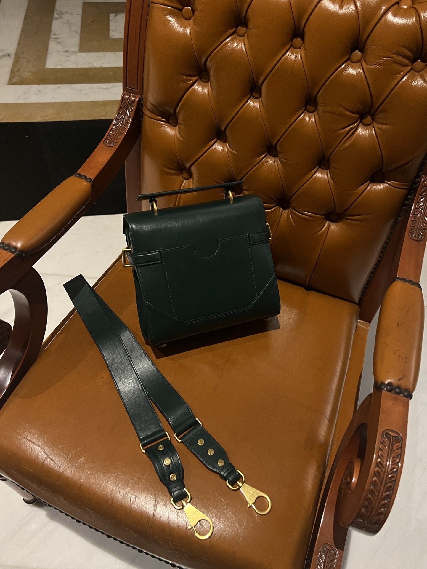 Balmain B-Buzz 23 Tote Bag | Black | BALMAIN 00309