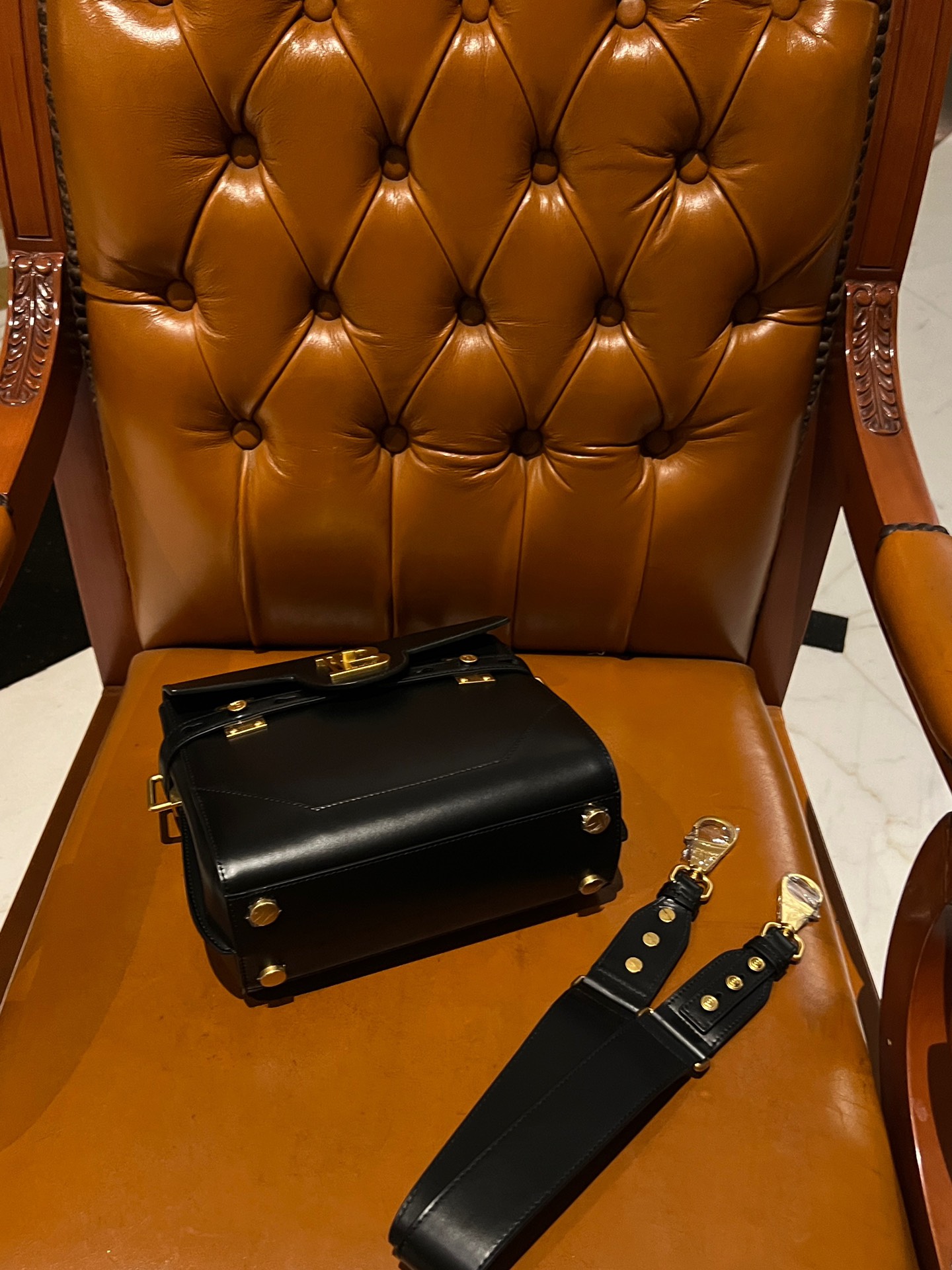 Balmain Pre-Owned B-Buzz 23 Tote Bag | Black  BALMAIN 00319