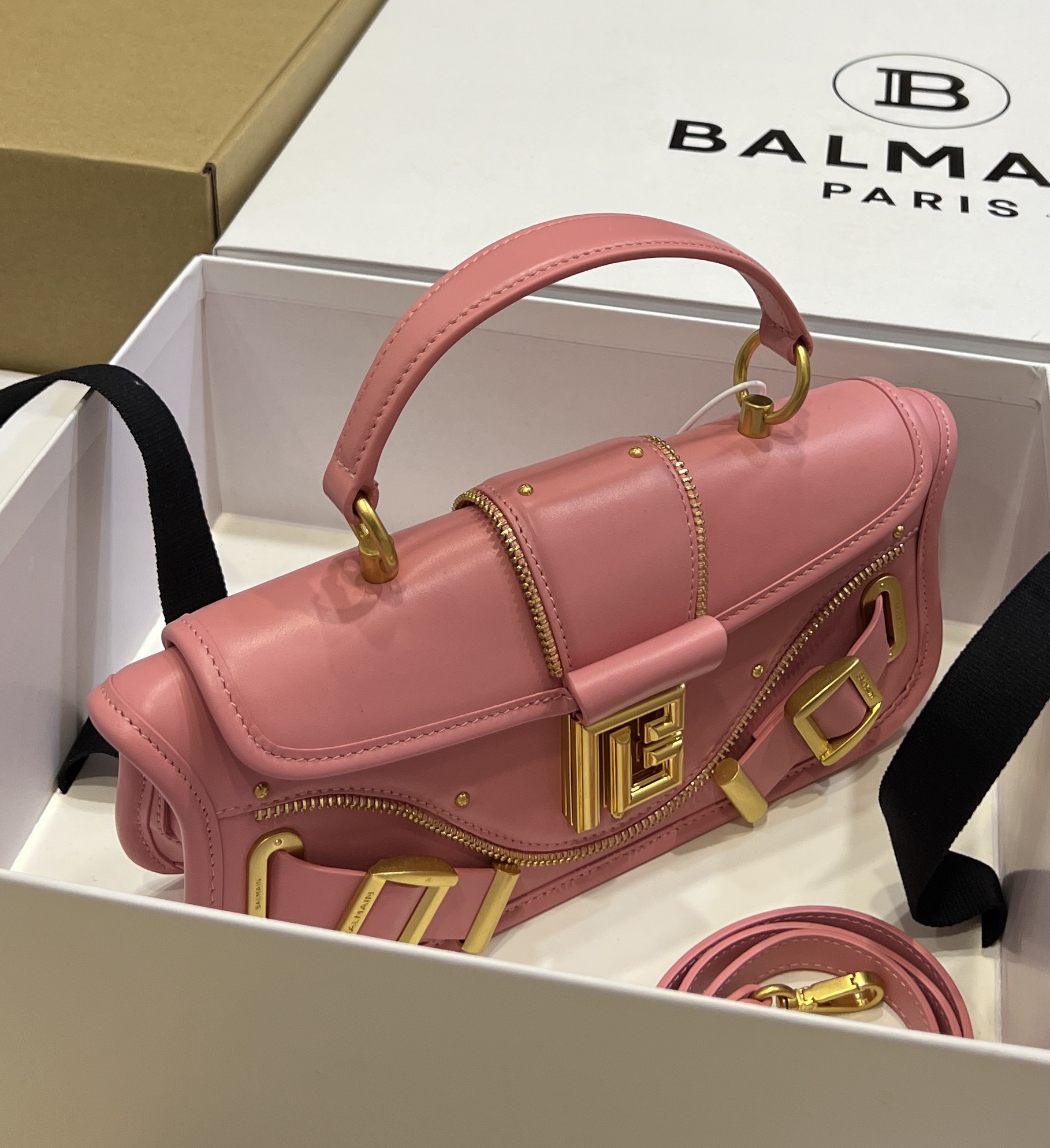 Balmain Blaze Crossbody Bag | pink BALMAIN 0039