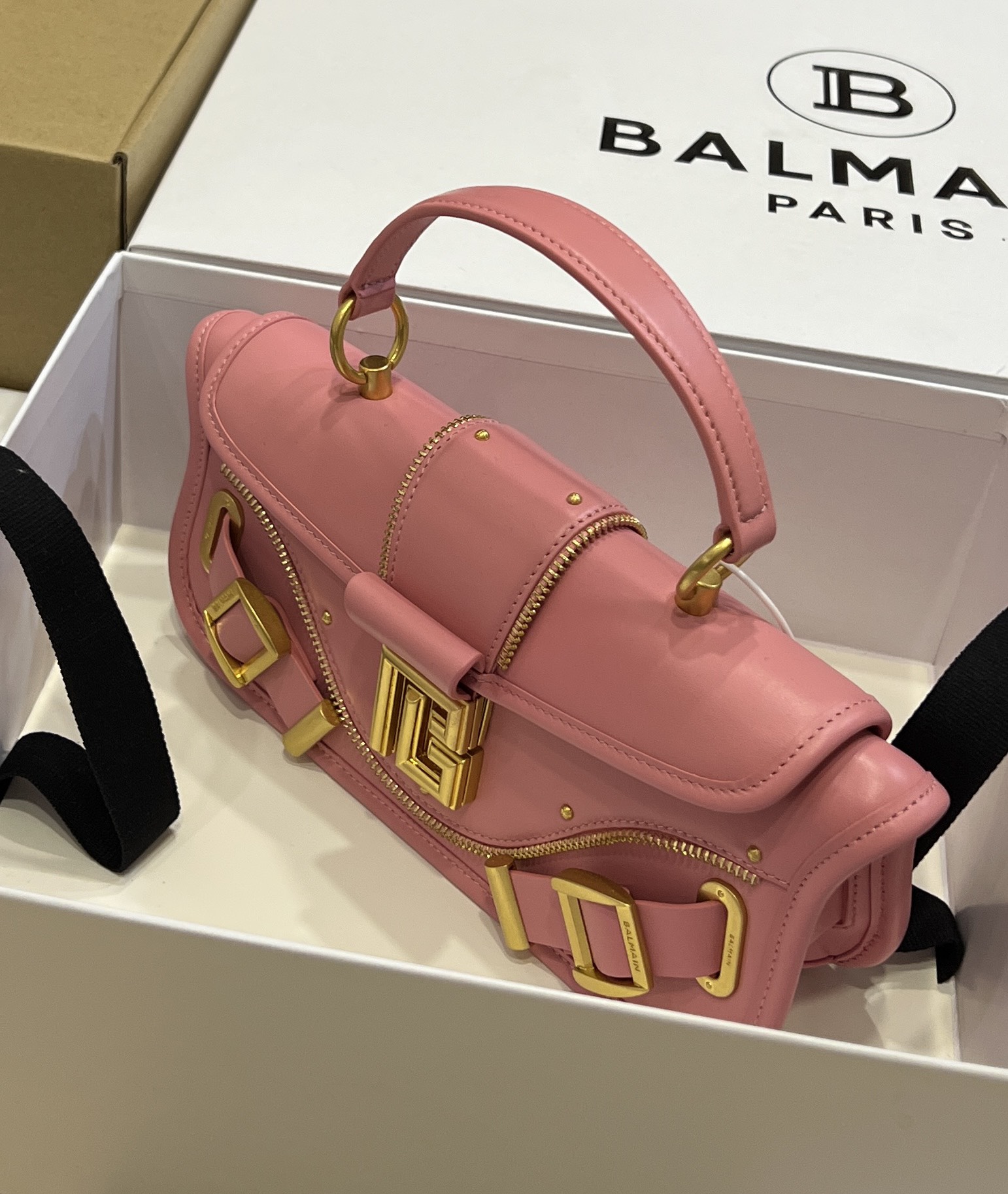 Balmain Blaze Crossbody Bag | pink BALMAIN 0039
