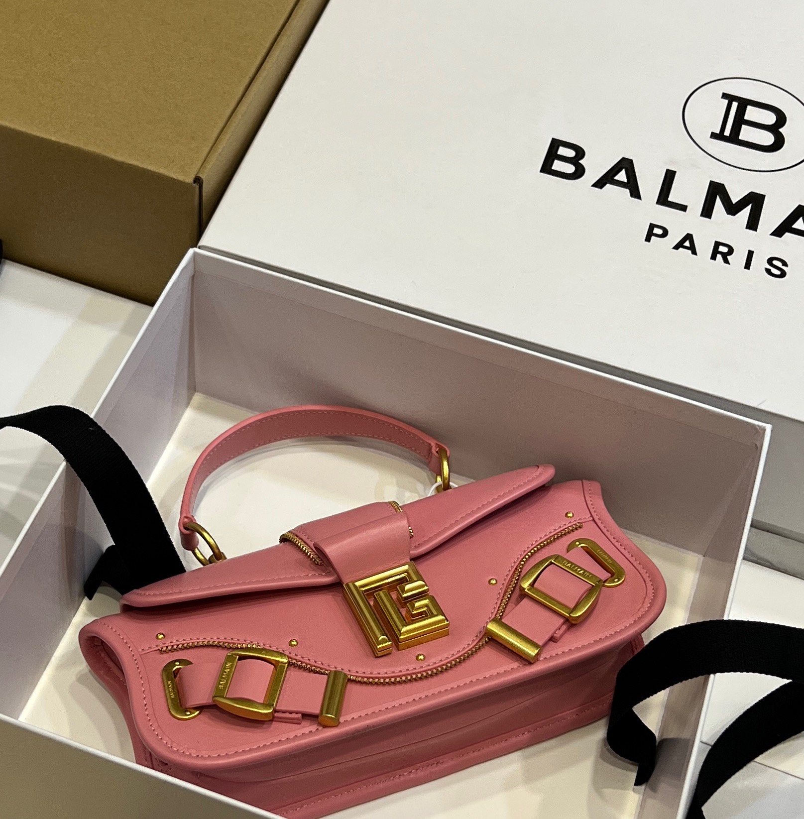 Balmain Blaze Crossbody Bag | pink BALMAIN 0039