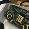 Blaze Small leather shoulder bag in black - Balmain |