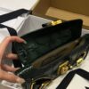 Blaze Small leather shoulder bag in black - Balmain |