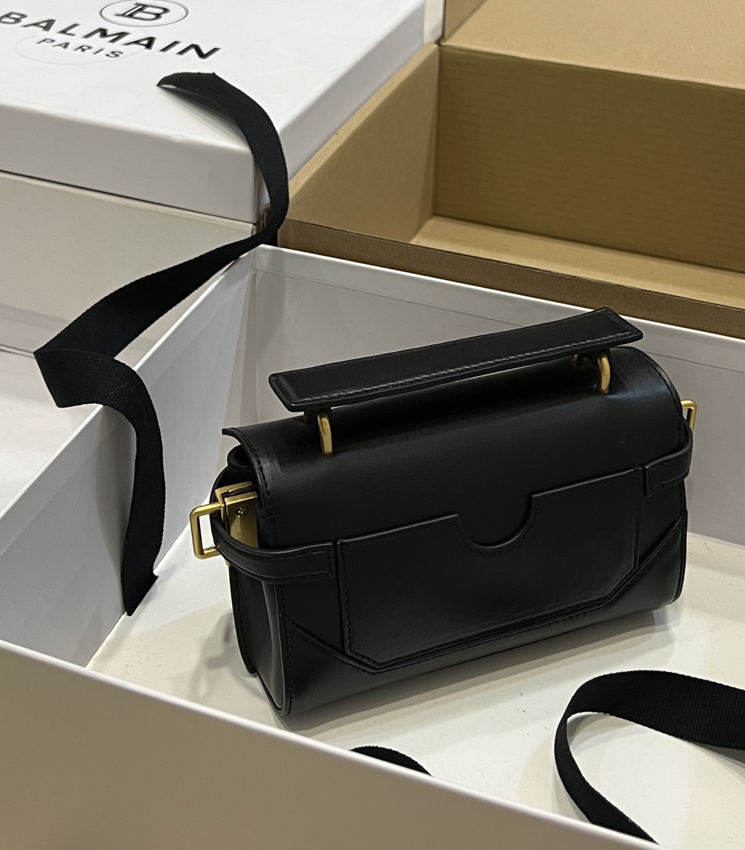 Balmain B-buzz 19 crossbody bag - Black - Women