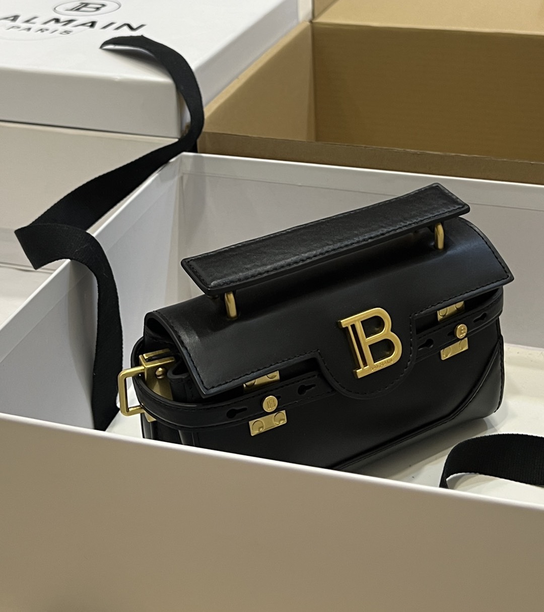 Balmain B-buzz 19 crossbody bag – Black – Women