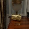 Buy Balmain gold B-Buzz 19 Baguette Bag in Metallic
