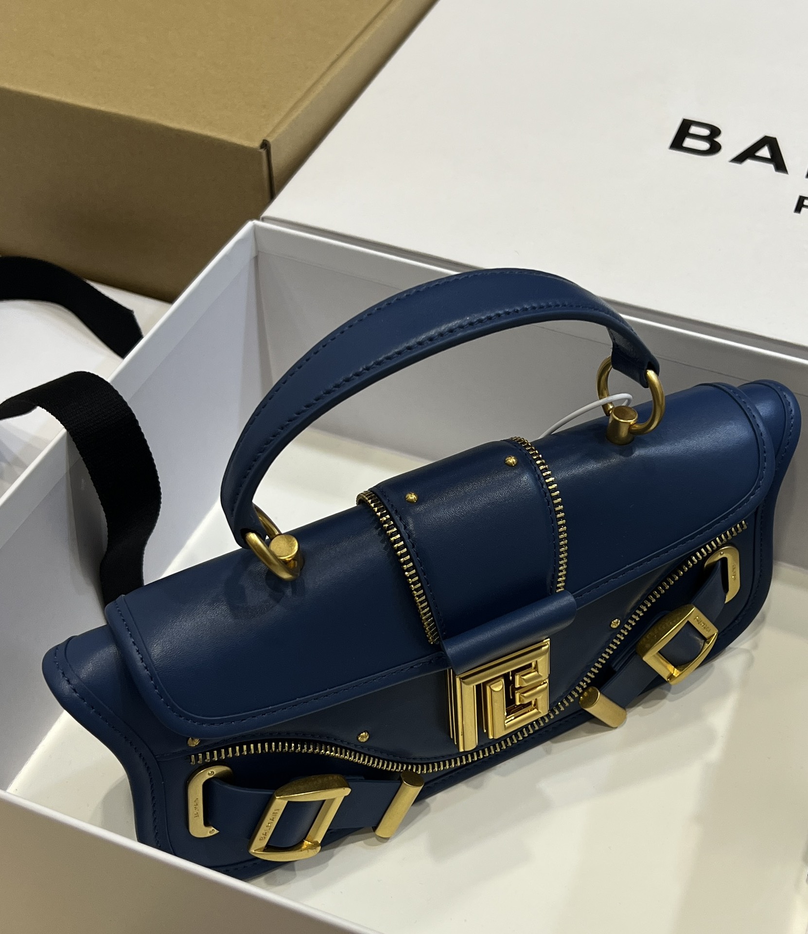 Balmain Blaze Crossbody Bag | Blue BALMAIN 0059
