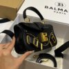 BALMAIN Blaze Buckled Leather Cross-Body Bag in BALMAIN  0069