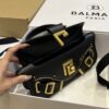 BALMAIN Blaze Buckled Leather Cross-Body Bag in BALMAIN  0069
