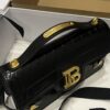 Balmain B-Buzz 24 grained monogram leather Shoulder bag - Women |