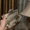 Balmain Silver B-Buzz 19 Baguette Bag in Metallic