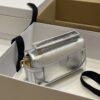 Balmain Silver B-Buzz 19 Baguette Bag in Metallic