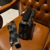 Balmain B-Buzz 23 bag in jacquard and leather black black - Women |