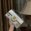 B-Buzz 24 Shoulder Bag - Balmain - Leather - silver