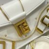 Balmain - Blaze Logo Baguette Bag in White BN1AE795LPSE -