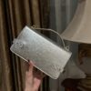 B-Buzz 24 Shoulder Bag - Balmain - Leather - silver