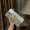 B-Buzz 24 Shoulder Bag - Balmain - Leather - silver