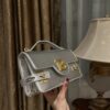 B-Buzz 24 Shoulder Bag - Balmain - Leather - silver