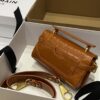 bag  Balmain Smooth brown Leather B-Buzz 19 Bag ...