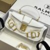 Balmain - Blaze Logo Baguette Bag in White BN1AE795LPSE -