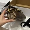 Balmain Brown Croc B-Buzz 19 Baguette Bag Balmain