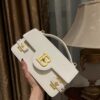 Balmain B-Buzz 24 Leather Tote Bag | White | BALMAIN  0149