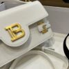 Balmain B-Buzz 24 Leather Tote Bag | White | BALMAIN  0159