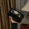 Bbuzz leather crossbody bag Balmain Black in Leather BALMAIN  0159