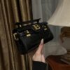 Bbuzz leather crossbody bag Balmain Black in Leather BALMAIN  0159