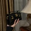 Bbuzz leather crossbody bag Balmain Black in Leather BALMAIN  0159