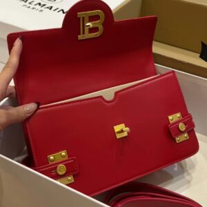 Balmain B-Buzz 24 Shoulder Bag | Red |  BALMAIN  0169