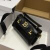 Balmain B Buzz 19 Hand Bag In Black Leather BALMAIN  0169