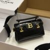 Balmain B Buzz 19 Hand Bag In Black Leather BALMAIN  0169