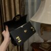 BALMAIN Women Smooth Leather B-Buzz 24 Bag-Black BALMAIN  0179