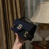 BALMAIN Women Smooth Leather B-Buzz 24 Bag-Black BALMAIN  0179