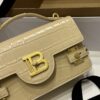 BALMAIN  B-Buzz 19 Crossbody - Balmain - Leather - Beige