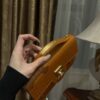 Balmain Bags Balmain Brown Croc Embossed Mini Bag