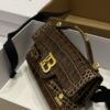 Balmain B-Buzz 19 Shoulder Bag | Brown|