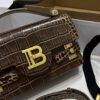 Balmain B-Buzz 19 Shoulder Bag | Brown|