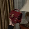 Balmain Smooth leather B-Buzz 24 bag red red - Women | BALMAIN