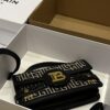 Balmain BBuzz 24 Shoulder Bag in Monogram Jacquard Canvas