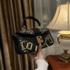 Balmain Blaze Small Leather Shoulder Bag In Multicoloured -