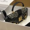 Balmain Blaze monogram-jacquard Leather Clutch Bag |