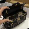 Balmain Women's B-Buzz 19 Leather Bag with Jacquard