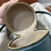 LORO PIANA Smooth Calfskin Extra Case Medium green