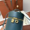 LORO PIANA Smooth Calfskin Extra Case Medium green