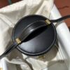 Loro Piana Extra Case Medium Saddle Leather Bucket Bag In Black